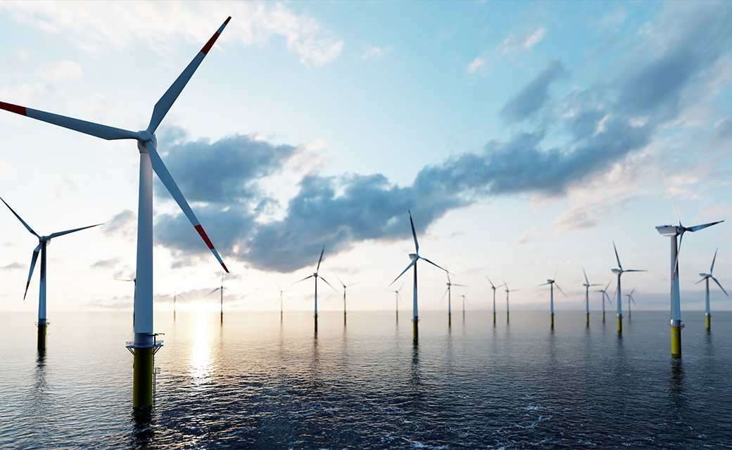 Energi- og vindindustrien vindmøller