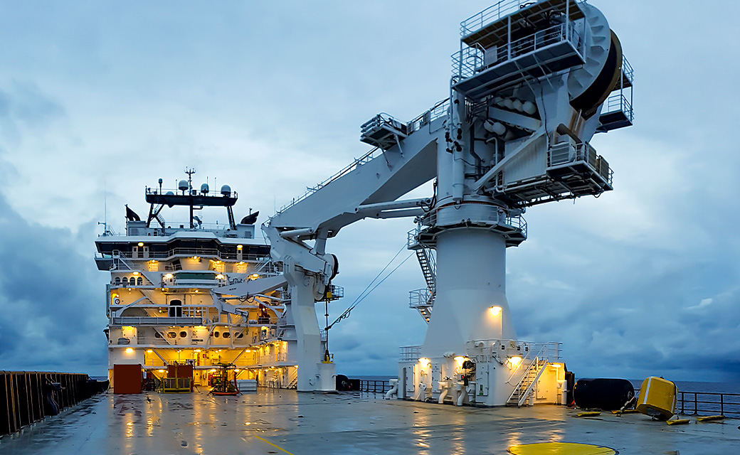 Marine offshore kran