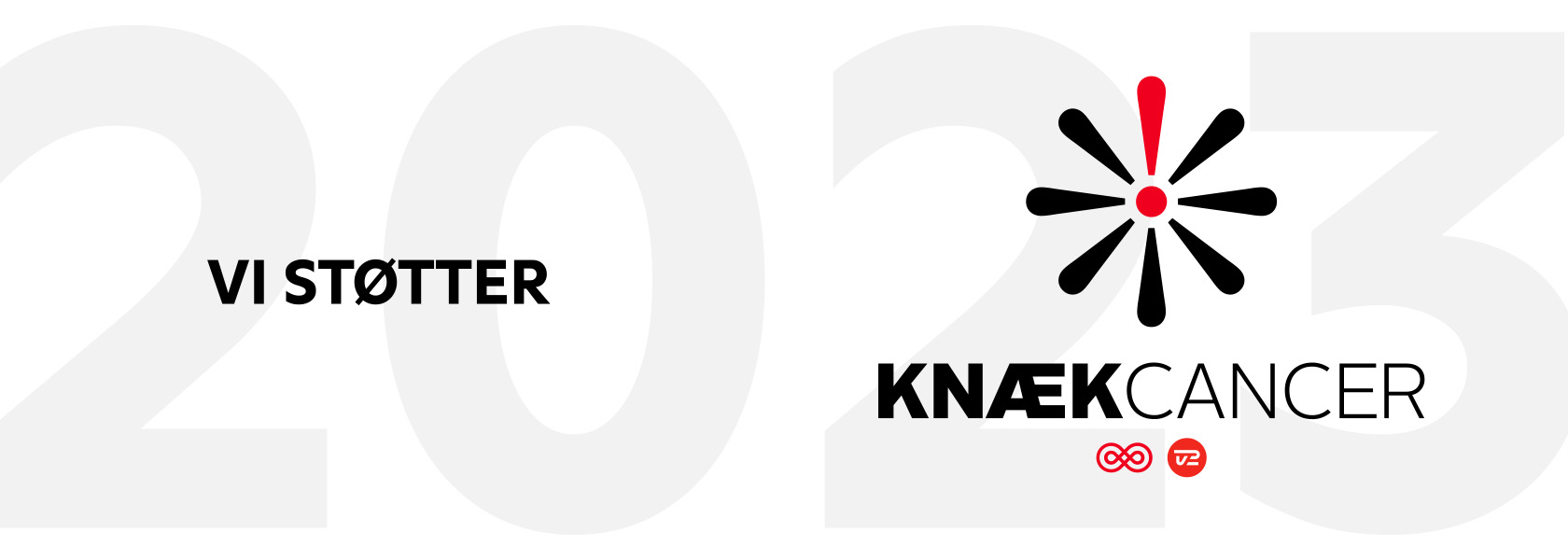 Vi støtter Knæk Cancer 2023