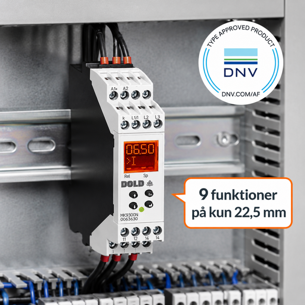 DNV godkendt - 9 funktioner med DOLD