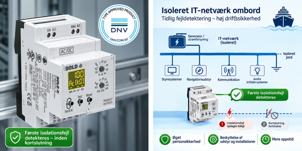 Isoleret IT-netværk ombord - DNV godkendt DOLD